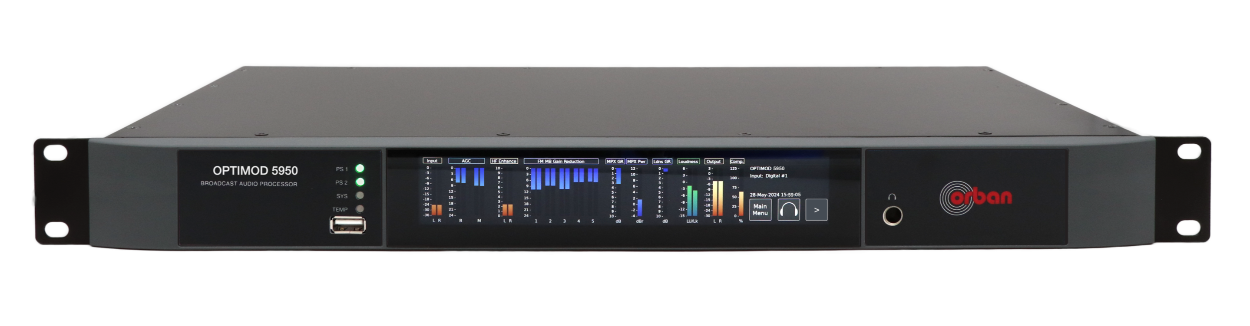 Special guest ORBAN XLサイズ 5518 OPTIMOD Orban FM Audio Processor e Stereo Encoder-TEKO